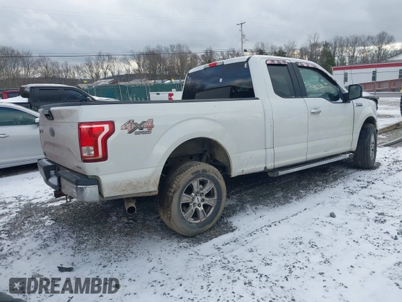 2016 Ford F-150 XLT with VIN 1FTFX1EF3GFD38749, listed as a IAAI auction lot 41245869 with 126,799 mi miles. Bid and sale history available at carsss.com. Image 4.