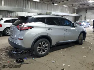 2016 Nissan Murano SL with VIN 5N1AZ2MHXGN161213, listed as a Copart auction lot 52791635 with 102,178 mi miles and Clean Title. Bid and sale history available at carsss.com. Image 3.