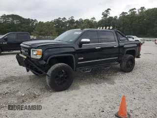 2015 GMC Sierra 1500 SLT with VIN 3GTU2VEC4FG131772, listed as a Copart auction lot 51319525 with 101,856 mi miles and Salvage Title. Bid and sale history available at DreamBid. Image 1.