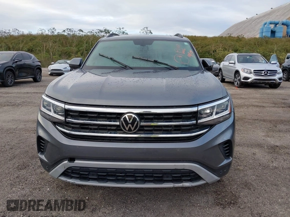 2022 Volkswagen Atlas 3.6L V6 SE w/Technology with VIN 1V2KR2CA5NC512646, listed as a IAAI auction lot 40502051 with 1 mi miles. Bid and sale history available at carsss.com. Image 12.