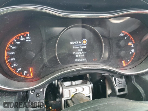 2020 Dodge Durango SRT with VIN 1C4SDJGJXLC257560, listed as a Copart auction lot 46684895 with 103,602 mi miles and Non Repairable. Bid and sale history available at DreamBid. Image 9.