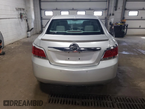 2010 Buick LaCrosse CXL with VIN 1G4GC5GG7AF132947, listed as a Copart auction lot 53381215 with 181,145 mi miles and Salvage Title. Bid and sale history available at carsss.com. Image 6.
