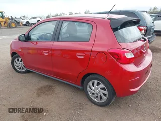 2017 Mitsubishi Mirage SE z VIN ML32A4HJ8HH010608, wystawiony jako IAAI lot #42019451 z przebiegiem 78 382 mil mil oraz . Historia ofert i sprzedaży dostępna na DreamBid. Obrazek 3.
