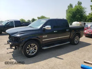 2015 Ram 1500 Laramie Longhorn with VIN 1C6RR7PM7FS712587, listed as a Copart auction lot 64601815 with 188,245 mi miles and Salvage title. Bid and sale history available at DreamBid. Image 1.