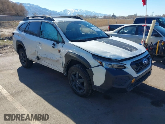 2024 Subaru Outback Wilderness with VIN 4S4BTGUDXR3221439, listed as a IAAI auction lot 41877646 with 27,189 mi miles and . Bid and sale history available at DreamBid. Image 1.