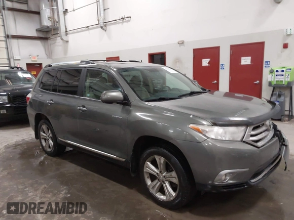 2012 Toyota Highlander Limited with VIN 5TDDK3EH9CS107769, listed as a IAAI auction lot 41378806 with 195,643 mi miles. Bid and sale history available at carsss.com. Image 1.
