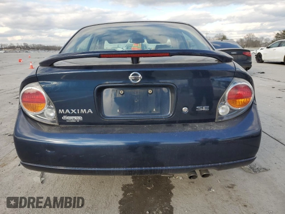 2003 Nissan Maxima SE z VIN JN1DA31A33T434264, wystawiony jako Copart lot #42189665 z przebiegiem 230 582 mil mil oraz Czysty tytuł • Clean title. Historia ofert i sprzedaży dostępna na DreamBid. Obrazek 6.