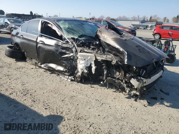 2014 BMW 5 Series 528i with VIN WBA5A5C50ED500857, listed as a Copart auction lot 43080875 with Not Provided miles and Salvage Title. Bid and sale history available at DreamBid. Image 4.