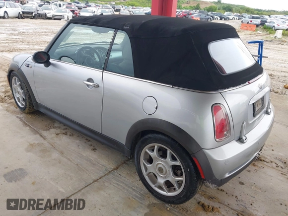 2006 MINI Convertible S with VIN WMWRH33556TL93023, listed as a IAAI auction lot 42744691 with 128,192 mi miles and . Bid and sale history available at DreamBid. Image 3.