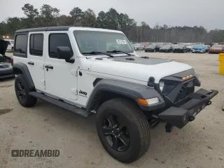 2023 Jeep Wrangler Sport S with VIN 1C4HJXDN6PW634600, listed as a Copart auction lot 85151924 with 26,111 mi miles and Clean Title. Bid and sale history available at DreamBid. Image 4.