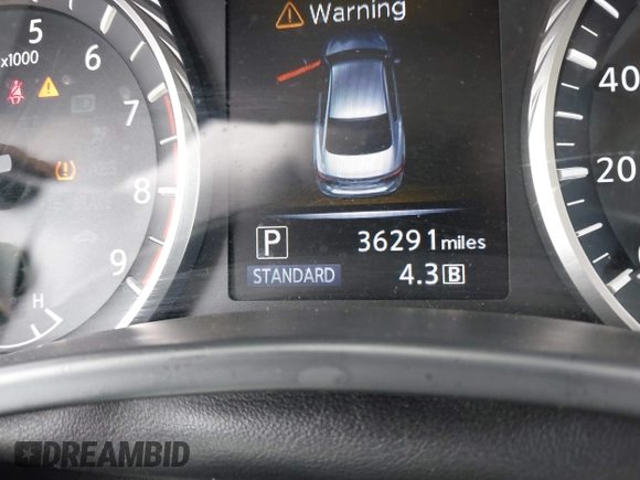2019 Infiniti Q50 Luxe with VIN JN1EV7AP9KM543079, listed as a IAAI auction lot 42244113 with 36,291 mi miles and . Bid and sale history available at DreamBid. Image 15.