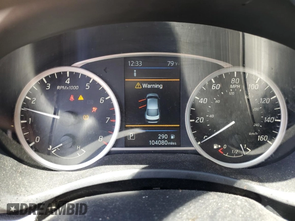 2019 Nissan Sentra S with VIN 3N1AB7AP9KY379742, listed as a Copart auction lot 57699995 with 104,080 mi miles and Salvage title. Bid and sale history available at DreamBid. Image 9.