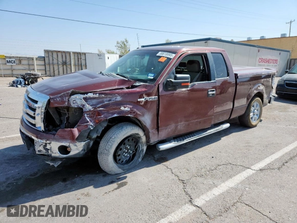 2009 Ford F-150 STX with VIN 1FTRX12819FA12244, listed as a Copart auction lot 58618995 with 136,773 mi miles and Salvage title. Bid and sale history available at DreamBid. Image 1.