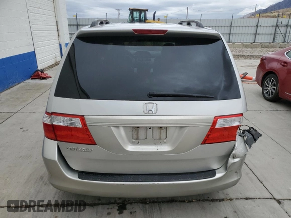 2007 Honda Odyssey EX-L with VIN 5FNRL386X7B414343, listed as a Copart auction lot 75622633 with 197,176 mi miles and Salvage Title. Bid and sale history available at carsss.com. Image 6.