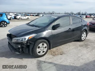 2018 Kia Forte LX with VIN 3KPFK4A77JE214600, listed as a Copart auction lot 46690995 with 144,286 mi miles and Salvage Title. Bid and sale history available at carsss.com. Image 1.