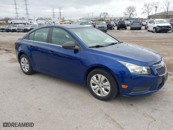 2012 Chevrolet Cruze LS with VIN 1G1PC5SH0C7155691, listed as a IAAI auction lot 42030612 with 113,841 mi miles. Bid and sale history available at carsss.com. Image 1.