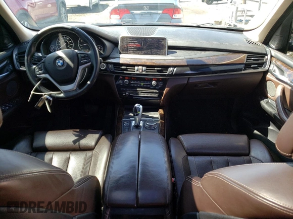 2016 BMW X5 xDrive35i with VIN 5UXKR0C52G0P26523, listed as a Copart auction lot 50589885 with 114,633 mi miles and Salvage Title. Bid and sale history available at carsss.com. Image 8.