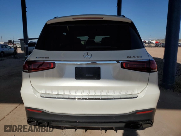 2021 Mercedes-Benz GLS with VIN 4JGFF8KE1MA391073, listed as a Copart auction lot 89348815 with 0 mi miles and Salvage Title. Bid and sale history available at carsss.com. Image 6.