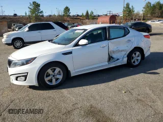 2015 Kia Optima LX with VIN KNAGM4A72F5573268, listed as a Copart auction lot 49723045 with 222,208 mi miles and Salvage title. Bid and sale history available at DreamBid. Image 1.