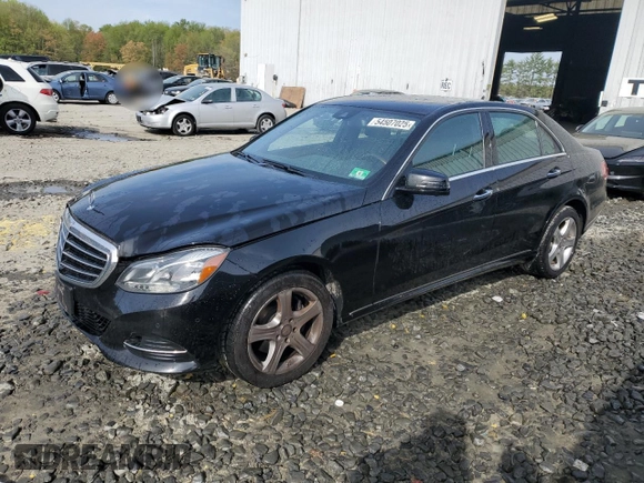 2014 Mercedes-Benz E 350 Luxury with VIN WDDHF8JB4EB032659, listed as a Copart auction lot 54507025 with 85,537 mi miles and Salvage Title. Bid and sale history available at DreamBid. Image 1.