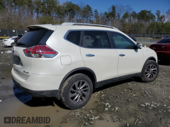2016 Nissan Rogue SL with VIN 5N1AT2MV9GC851764, listed as a Copart auction lot 49112735 with 76,933 mi miles and Salvage Title. Bid and sale history available at DreamBid. Image 3.