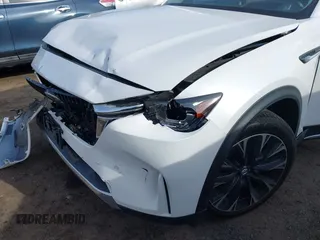 2024 Mazda CX-90 Premium with VIN JM3KKDHA2R1134742, listed as a IAAI auction lot 41575953 with 17,968 mi miles and . Bid and sale history available at DreamBid. Image 17.