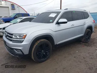 2018 Volkswagen Atlas SEL Premium with VIN 1V2NR2CA8JC575425, listed as a IAAI auction lot 41104744 with 62,774 mi miles and . Bid and sale history available at DreamBid. Image 2.