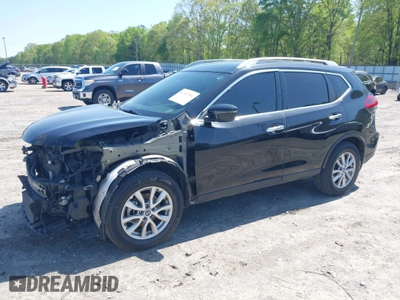 2018 Nissan Rogue SV with VIN 5N1AT2MT1JC818893, listed as a IAAI auction lot 41982981 with 136,443 mi miles and . Bid and sale history available at carsss.com. Image 2.