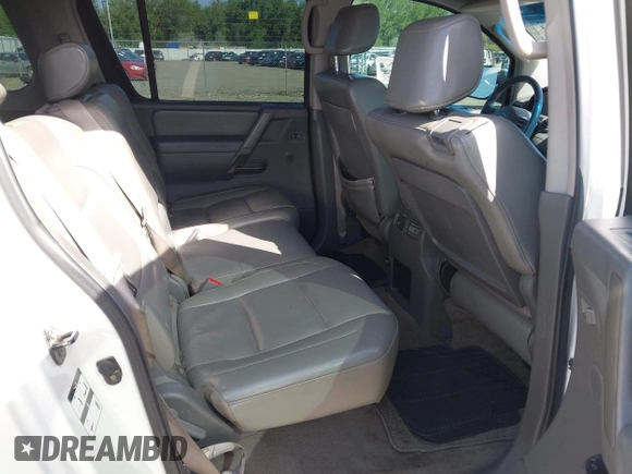 2005 Nissan Armada SE z VIN 5N1AA08B75N731103, wystawiony jako IAAI lot #42213623 z przebiegiem 161 968 mil mil oraz . Historia ofert i sprzedaży dostępna na DreamBid. Obrazek 8.