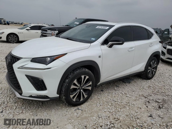 2019 Lexus NX 300 with VIN JTJBARBZ4K2186166, listed as a Copart auction lot 50762005 with 60,023 mi miles and Clean title. Bid and sale history available at DreamBid. Image 1.