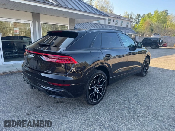 2019 Audi Q8 Premium Plus with VIN WA1EVAF16KD031014, listed as a Copart auction lot 55879645 with 116,056 mi miles and Clean Title. Bid and sale history available at carsss.com. Image 4.