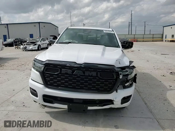 2025 Ram 1500 Lone Star with VIN 1C6SRFFP7SN652049, listed as a Copart auction lot 59545025 with 8,581 mi miles and Salvage title. Bid and sale history available at DreamBid. Image 13.
