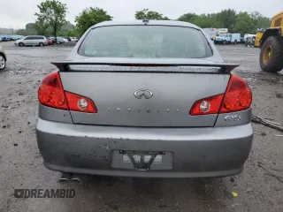 2005 Infiniti G35 with VIN JNKCV51F85M310877, listed as a Copart auction lot 57186435 with 143,945 mi miles and Clean Title. Bid and sale history available at DreamBid. Image 6.