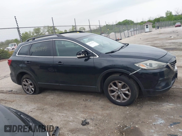 2014 Mazda CX-9 Sport with VIN JM3TB3BV8E0437180, listed as a IAAI auction lot 42413844 with 177,393 mi miles and . Bid and sale history available at DreamBid. Image 13.