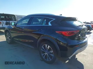2018 Infiniti QX30 Luxury with VIN SJKCH5CRXJA058994, listed as a IAAI auction lot 41389481 with 69,907 mi miles and . Bid and sale history available at DreamBid. Image 3.