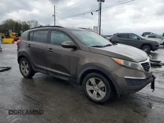 2011 Kia Sportage LX with VIN KNDPB3A26B7025375, listed as a Copart auction lot 51046685 with 162,482 mi miles and Salvage Title. Bid and sale history available at carsss.com. Image 4.