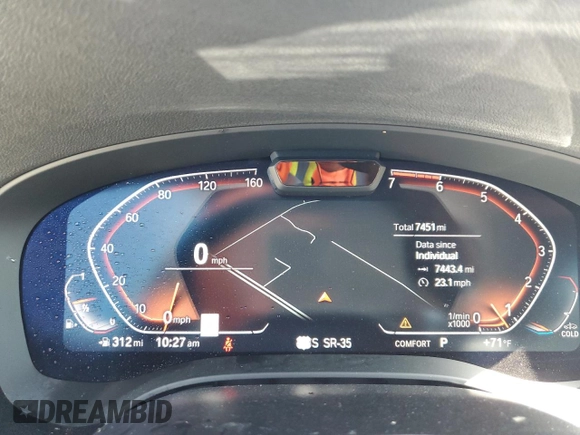 2023 BMW 5 Series 530i z VIN WBA53BH08PCL91059, wystawiony jako Copart lot #54040345 z przebiegiem 7 451 mil mil oraz Szkoda całkowita • Salvage title. Historia ofert i sprzedaży dostępna na DreamBid. Obrazek 9.
