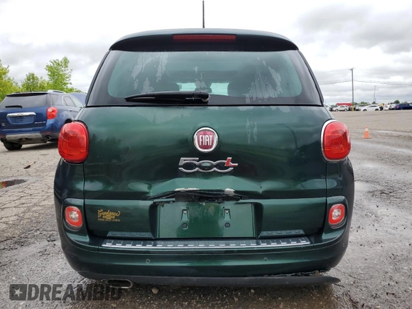 2015 FIAT 500L Lounge with VIN ZFBCFACH8FZ034455, listed as a Copart auction lot 55146135 with 69,188 mi miles and Clean title. Bid and sale history available at DreamBid. Image 6.