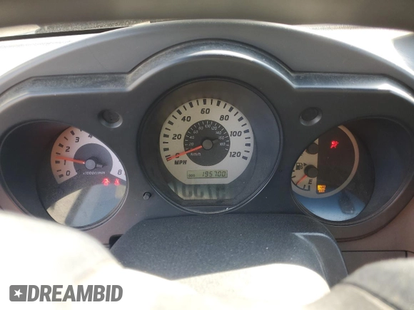 2004 Nissan Frontier XE with VIN 1N6ED29X94C423389, listed as a Copart auction lot 57357255 with 195,700 mi miles and Salvage title. Bid and sale history available at DreamBid. Image 9.