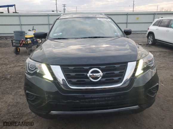 2019 Nissan Pathfinder S with VIN 5N1DR2MM4KC605216, listed as a Copart auction lot 48469705 with 82,698 mi miles and Salvage Title. Bid and sale history available at carsss.com. Image 5.