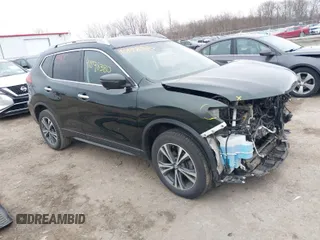 2019 Nissan Rogue SL with VIN 5N1AT2MV2KC782750, listed as a IAAI auction lot 41898380 with 51,813 mi miles. Bid and sale history available at carsss.com. Image 1.