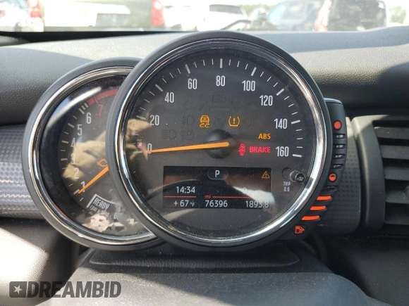 2016 MINI Convertible with VIN WMWWG5C57G3C19380, listed as a Copart auction lot 50645324 with 76,396 mi miles and Salvage title. Bid and sale history available at DreamBid. Image 9.