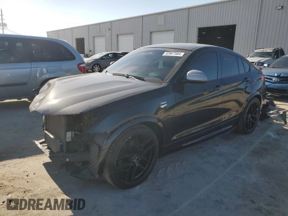 2017 BMW X4 M40i with VIN 5UXXW7C57H0U25271, listed as a Copart auction lot 52867584 with 92,502 mi miles. Bid and sale history available at carsss.com. Image 1.