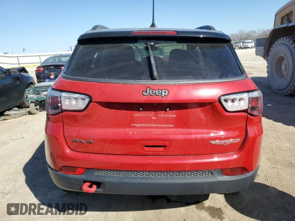 2019 Jeep Compass Trailhawk с VIN 3C4NJDDB3KT704480, выставлен на аукционе Copart как лот 48358155 с пробегом Не указан миль и Списание • Salvage title. История ставок и продаж доступна на DreamBid. Изображение 6.