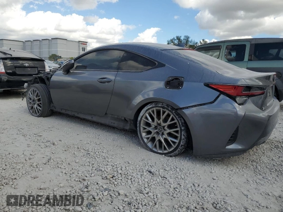 2019 Lexus RC 300 with VIN JTHHA5BC0K5010021, listed as a Copart auction lot 82000804 with Not provided miles and Non repairable. Bid and sale history available at DreamBid. Image 2.