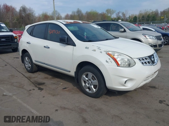 2013 Nissan Rogue S with VIN JN8AS5MT7DW533888, listed as a IAAI auction lot 42089120 with 114,332 mi miles. Bid and sale history available at carsss.com. Image 1.