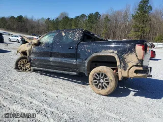 2020 GMC Sierra 1500 AT4 with VIN 1GTP9EEL9LZ359724, listed as a Copart auction lot 50170725 with 0 mi miles and Salvage Title. Bid and sale history available at carsss.com. Image 2.