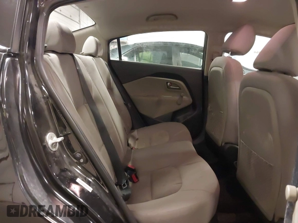 2014 Kia Rio LX with VIN KNADM4A32E6409785, listed as a IAAI auction lot 41810262 with 183,669 mi miles. Bid and sale history available at carsss.com. Image 8.