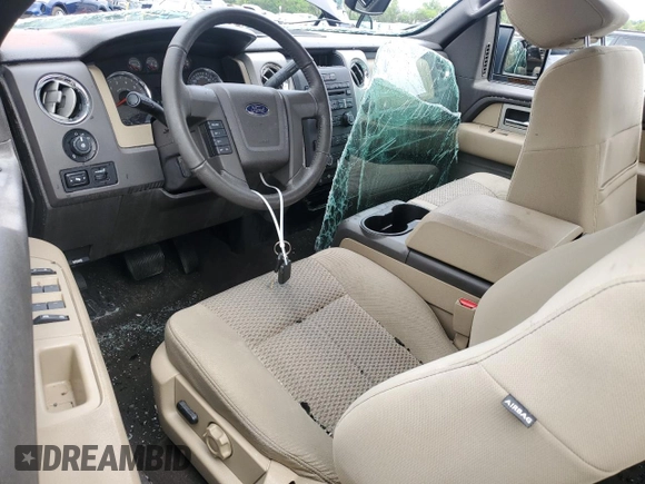 2009 Ford F-150 STX with VIN 1FTRX14819KB81135, listed as a Copart auction lot 61414765 with Not provided miles and Salvage title. Bid and sale history available at DreamBid. Image 8.