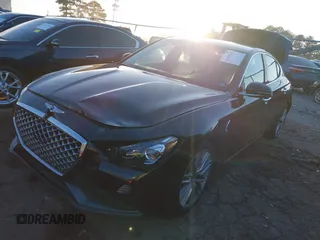 2020 Genesis G70 2.0T with VIN KMTG64LA1LU056066, listed as a IAAI auction lot 41139287 with 23,727 mi miles and . Bid and sale history available at DreamBid. Image 17.